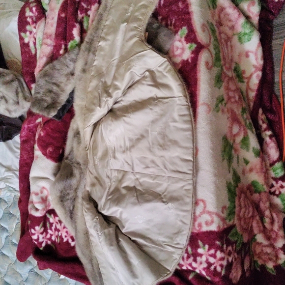 Mink coat cerulean emba natural mink double fur collar - Picture 3 of 6